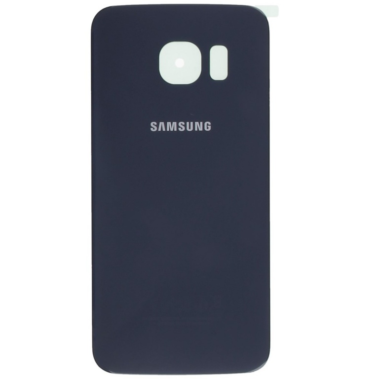 TAPA TRASERA SAMSUNG S6 EDGE G925 AZUL (CON LENS PARA CAM PRINCIPAL)