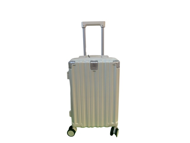 VALIJA 20 (RUEDAS 360�, ABS RESISTENTE, CERRADURA, MODERNA) BLANCO