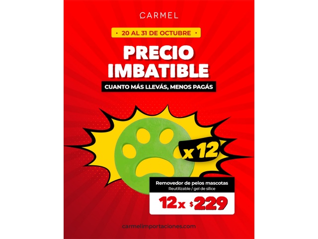 PROMO X10 - REMOVEDOR DE PELOS DE MASCOTAS (REUTILIZABLE)